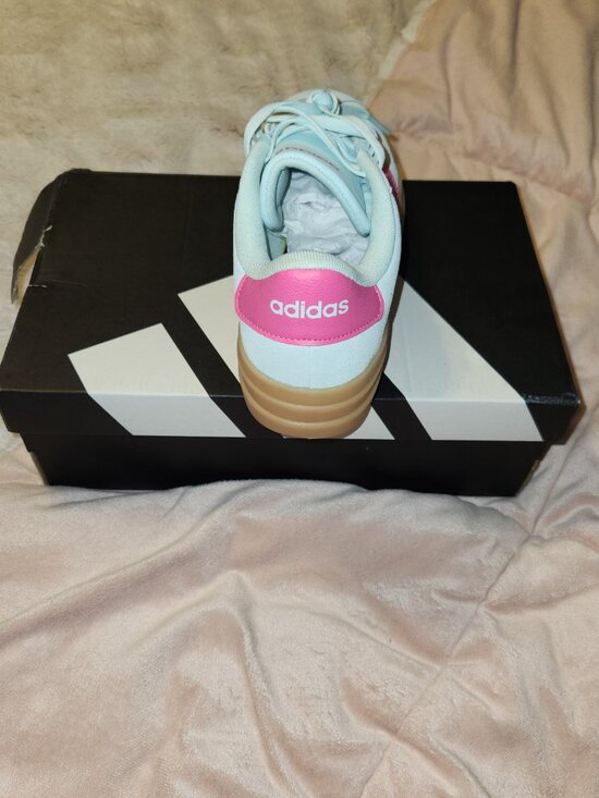 Adidas VL Court Bold - Mint/Pink - 7.5 Women - Picture 3 of 6